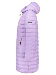 Geographical Norway Płaszcz pikowany "Atikolor" w kolorze lawendowym rozmiar: XXL. Różowe płaszcze Geographical Norway, xxl, bez wzorów, bez kaptura. Za 152.98 zł.