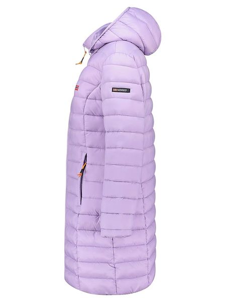 Geographical Norway Płaszcz pikowany "Atikolor" w kolorze lawendowym rozmiar: XXL. Różowe płaszcze Geographical Norway, xxl, bez wzorów, bez kaptura. Za 152.98 zł.