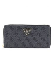 Guess Portfel w kolorze antracytowym - 8 x 12 x 2 cm rozmiar: onesize. Czarne portfele Guess, z aplikacjami, z materiału. Za 221.67 zł.