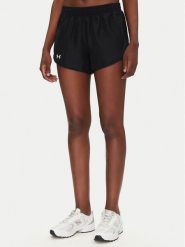Under Armour Szorty sportowe Fly By 3" 1382438 Czarny Loose Fit. Czarne szorty sportowe Under Armour, bez wzorów, z syntetyku, do biegania. Za 109.99 zł.