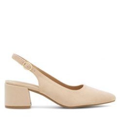 Czółenka Jenny Fairy. Brązowe czółenka Jenny Fairy, bez wzorów, bez obcasa, bez zapięcia. Za 99.99 zł.