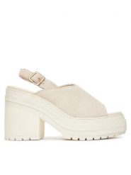 Converse Sandały Chuck 70 De Luxe Heel Mule A15070C Écru. Sandały Converse, bez wzorów, ze skóry, bez obcasa, na słupku, bez zapięcia. Za 319.99 zł.