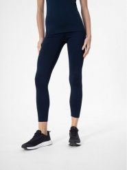 4F Legginsy 4FSS23TFTIF077 Granatowy Slim Fit. Niebieskie legginsy 4f, bez wzorów, z syntetyku, sportowe. Za 79.99 zł.