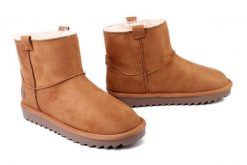 RIEKER 99870-24 brown, botki damskie. Brązowe botki Rieker, bez wzorów, bez obcasa, bez zapięcia. Za 329.90 zł.