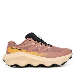 Buty do biegania Salomon. Czerwone buty do biegania Salomon, bez wzorów, bez zapięcia, do biegania. Za 649.99 zł.