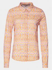 Mustang Koszula Edison 1014899 Pomarańczowy Slim Fit. Brązowe koszule Mustang, bez wzorów, z bawełny, bez kołnierzyka, bez ramiączek. Za 139.99 zł.