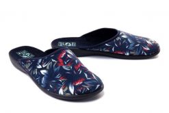 ADANEX DIL3 DIANA 24304 GR/CZ granatowy/czarny, kapcie/klapki damskie. Czarne kapcie Adanex, bez wzorów. Za 56.99 zł.