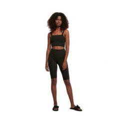 Damskie buty z wysokim stanem Urban Classics Organic stretch. Czarne buty treningowe Urban Classics, bez wzorów, z bawełny, bez zapięcia, rowerowe. Za 77.45 zł.