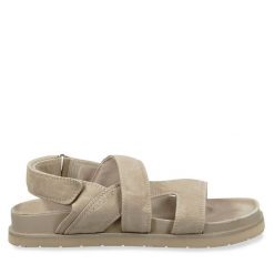 Sandały Gant. Brązowe sandały Gant, bez wzorów, sportowe, bez obcasa, na płaskiej podeszwie, bez zapięcia. Za 329.99 zł.