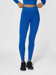 Damskie legginsy bezszwowe Hummel MT Leo. Niebieskie legginsy Hummel, bez wzorów, z dzianiny, eleganckie. Za 212.50 zł.