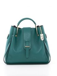 Lucca Baldi Skórzana torebka "Vinci" w kolorze morskim - 33 x 28 x 13 cm rozmiar: onesize. Niebieskie torebki klasyczne Lucca Baldi, bez wzorów, z materiału, przez ramię, bez dodatków. Za 347.99 zł.