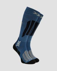 Skarpety unisex X-Socks Ski Touring Expert Otc Neo Navy A149. Niebieskie skarpetki X-Socks, bez wzorów, z materiału. Za 189.99 zł.
