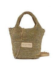 Valentino Torebka Nabilah VBS8FI04 Złoty. Żółte torebki klasyczne Valentino, bez wzorów, ze skóry, bez dodatków. Za 459.99 zł.