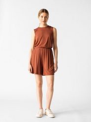 Les Lunes Kombinezon "Violeett" w kolorze pomarańczowym rozmiar: XXS. Pomarańczowe kombinezony Les Lunes, xxs, bez wzorów, bez kołnierzyka, bez ramiączek. Za 173.99 zł.