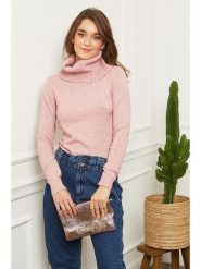 L'armoire de Suzette Golf w kolorze jasnoróżowym rozmiar: 34/36. Różowe swetry L'armoire de Suzette, l, bez wzorów, klasyczne, bez ramiączek. Za 109.52 zł.