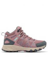 Columbia Trekkingi Peakfreak II Mid Outdry 2100091 Różowy. Czerwone buty trekkingowe Columbia, z materiału, bez zapięcia. Za 629.99 zł.