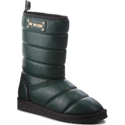 Buty LOVE MOSCHINO - JA24103H06JH0851 Petrolio. Zielone botki Love Moschino, ze skóry ekologicznej. Za 779.00 zł.