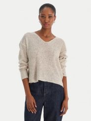 Vero Moda Bluzka Leilani 10318223 Beżowy Loose Fit. Brązowe bluzki Vero Moda, s, bez wzorów, z syntetyku, bez kołnierzyka, bez ramiączek. Za 139.99 zł.