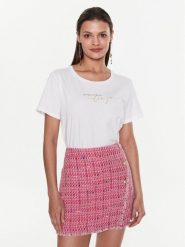 Liu Jo Sport T-Shirt TA3185 JS923 Biały Regular Fit. Białe t-shirty sportowe Liu Jo Sport, xs, bez wzorów, z bawełny, bez ramiączek. Za 179.99 zł.