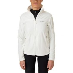 Bluza polarowa turystyczna damska Columbia Fast Trek II. Białe bluzy bez kaptura Columbia, xl, bez wzorów, z polaru, bez kaptura, trekkingowe. Za 259.00 zł.
