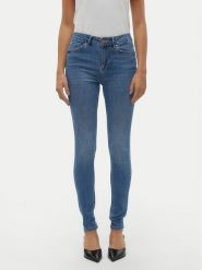 Vero Moda Jeansy Flash 10300173 Niebieski Skinny Fit. Niebieskie jeansy Vero Moda, s, bez wzorów, z bawełny. Za 199.99 zł.