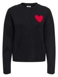 JDY Sweter w kolorze czarnym rozmiar: S. Czarne swetry JDY, s, bez wzorów, bez ramiączek. Za 123.25 zł.