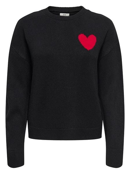 JDY Sweter w kolorze czarnym rozmiar: XS. Czarne swetry JDY, xs, bez wzorów, bez ramiączek. Za 79.03 zł.