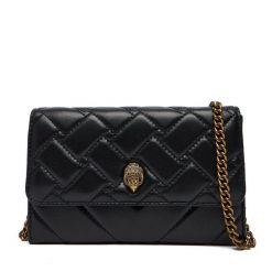 Torebka Kurt Geiger. Czarne kopertówki Kurt Geiger, bez wzorów, wizytowe, bez dodatków. Za 659.99 zł.