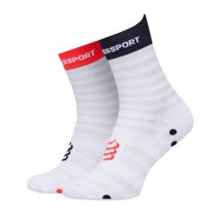 Skarpety krótkie Compressport. Białe skarpetki Compressport, bez wzorów. Za 69.99 zł.