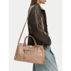 Torebka JENNY. Brązowe torebki klasyczne Jenny, bez wzorów, klasyczne, bez dodatków. Za 159.99 zł.