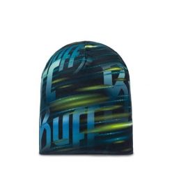 Czapka BUFF ECOSTRETCH BEANIE ORBY. Niebieskie czapki zimowe Buff, bez wzorów, sportowe. W wyprzedaży za 83.93 zł.