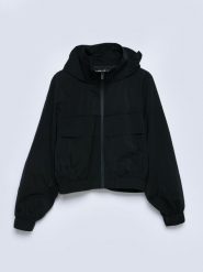 Kurtka damska o krótkim fasonie czarna Margo 906. Czarne kurtki BIG STAR, l, bez wzorów, retro. W wyprzedaży za 209.99 zł.