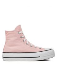 Converse Trampki Chuck Taylor All Star Lift Platform HI A06507C Różowy. Czerwone trampki Converse, bez wzorów, z materiału, retro, bez zapięcia. Za 259.99 zł.