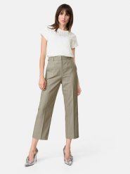 TAIFUN Spodnie chino w kolorze khaki rozmiar: 46. Brązowe chinosy Taifun, bez wzorów. Za 176.50 zł.