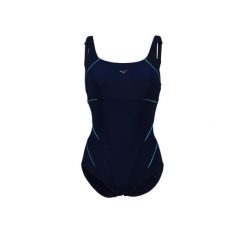 Damski kostium kąpielowy 1-częściowy Arena Jewel R. Niebieskie stroje jednoczęściowe Arena, bez wzorów, eleganckie. Za 119.99 zł.