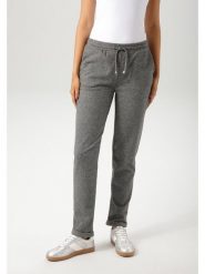 Aniston Spodnie chino w kolorze czarno-białym rozmiar: 44. Szare chinosy Aniston, bez wzorów. Za 69.75 zł.