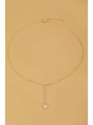 Atelier MIU Pozłacany naszyjnik z elementami ozdobnymi - dł. 50 cm rozmiar: onesize. Żółte naszyjniki atelier MIU, z materiału, z cyrkonią, pozłacane. Za 91.99 zł.