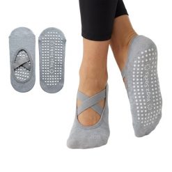 Skarpetki do jogi fit.me antypoślizgowe szare. Szare skarpetki FITME!, bez wzorów. Za 10.53 zł.