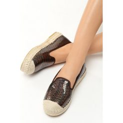 Brązowe Espadryle Javiera. Espadryle marki Born2be. Za 39.99 zł.