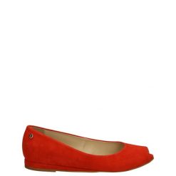 BALERINY Z ODKRYTYM NOSKIEM 46 CAMOSC ROSSO. Baleriny Venezia, bez wzorów, ze skóry, bez obcasa, bez zapięcia. Za 199.00 zł.