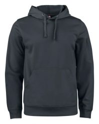 Clique Basic Active Hoody jednokolorowa bluza z kapturem z poliestru – black. Czarne bluzy CLIQUE, m, bez wzorów, z włókna, bez ramiączek, z kapturem. Za 189.08 zł.