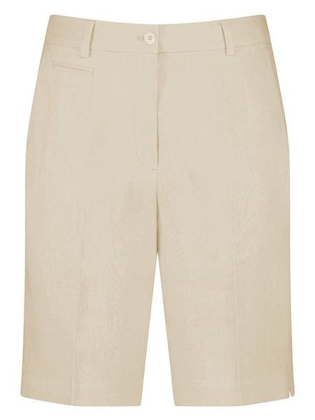 Gerry Weber Lniane bermudy w kolorze beżowym rozmiar: 44. Brązowe szorty Gerry Weber, bez wzorów, ze lnu. Za 144.92 zł.