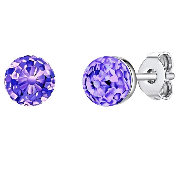 Rafaela Donata Kolczyki sztyfty z kryształkami Swa srebro wysokiej próby zdobiony kryształkami Swarovski® srebrny 1 ct Damski. Szare kolczyki Rafaela Donata, srebrne. Za 169.99 zł.