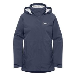 Kurtka 3w1 damska Jack Wolfskin Rotwand 3In1. Szare kurtki Jack Wolfskin, bez wzorów, sportowe, bez kaptura. Za 899.99 zł.