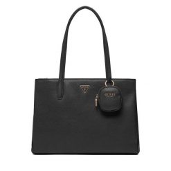 Torebka Guess. Czarne torebki klasyczne Guess, z aplikacjami, klasyczne, bez dodatków. Za 389.99 zł.