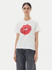 JDY T-Shirt Daisy 15348400 Biały Regular Fit. Białe t-shirty JDY, xl, bez wzorów, z bawełny, bez kołnierzyka, bez ramiączek. Za 59.99 zł.