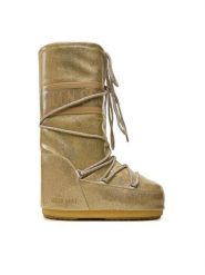 Moon Boot Śniegowce Icon Glitter 80D1402850 Złoty. Żółte śniegowce Moon Boot, bez wzorów, ze skóry, bez zapięcia. Za 599.00 zł.