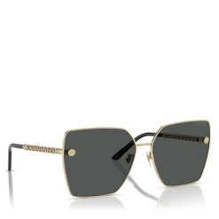Okulary przeciwsłoneczne Versace. Żółte okulary przeciwsłoneczne Versace, bez wzorów, złote. Za 1,299.00 zł.