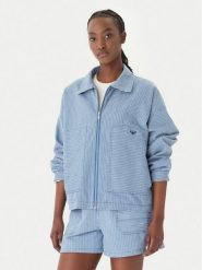 Roxy Kurtka jeansowa Beachfront Bliss ERJJK03702 Błękitny Regular Fit. Niebieskie kurtki Roxy, s, bez wzorów, z bawełny, bez kaptura. Za 389.99 zł.