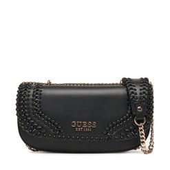 Torebka Guess. Czarne kopertówki Guess, z aplikacjami, wizytowe, bez dodatków. Za 389.99 zł.